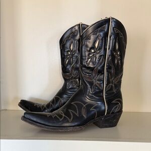 Old Gringo Black Heeled Boots